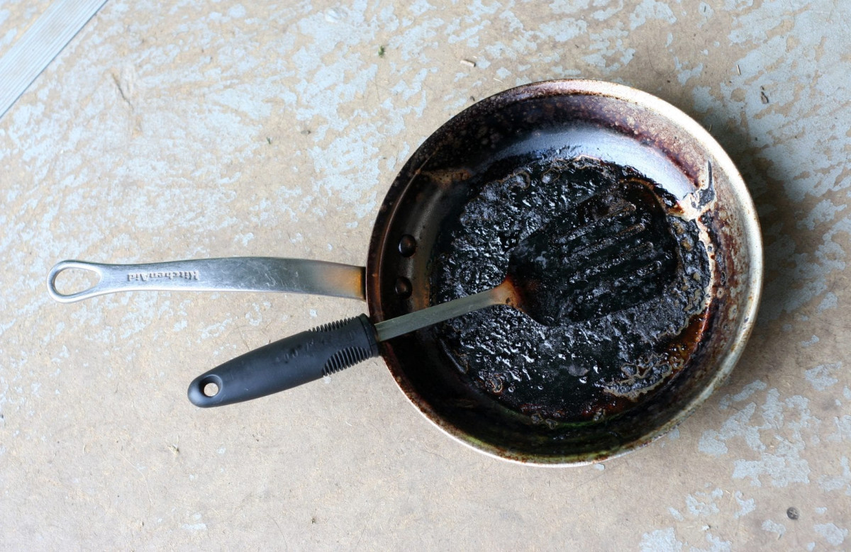 How to get burn marks off pan » Remove Any Stains