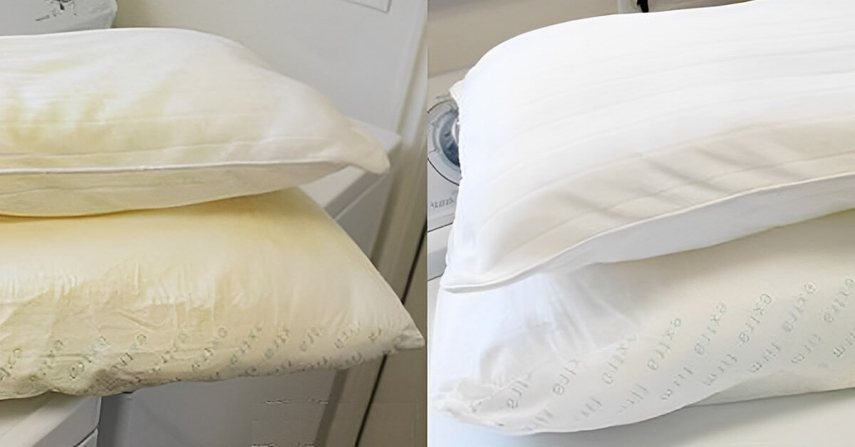 How to get yellow stains out of pillows » Remove Any Stains