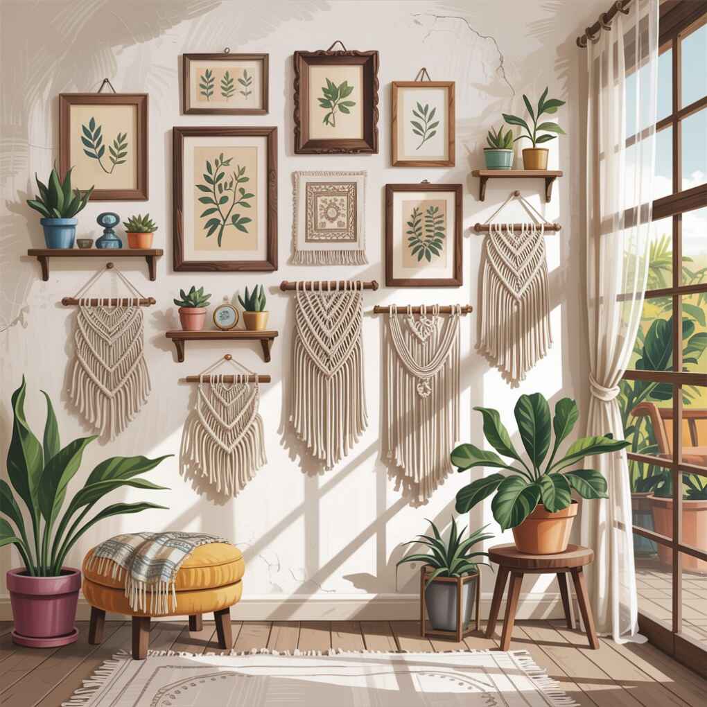  Boho Wall Decor Ideas to Infuse Soulful Style into Your American Home