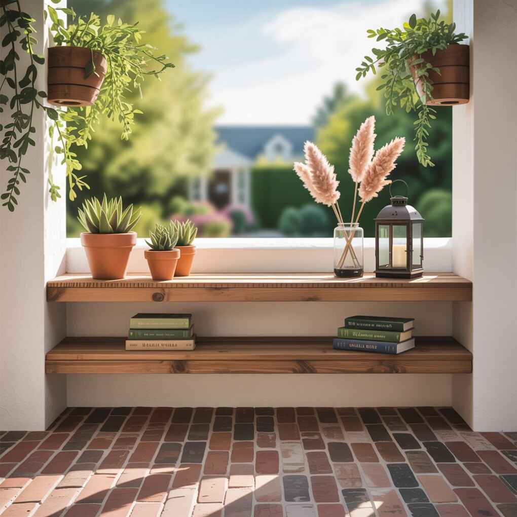 Build a Floating Shelves Display