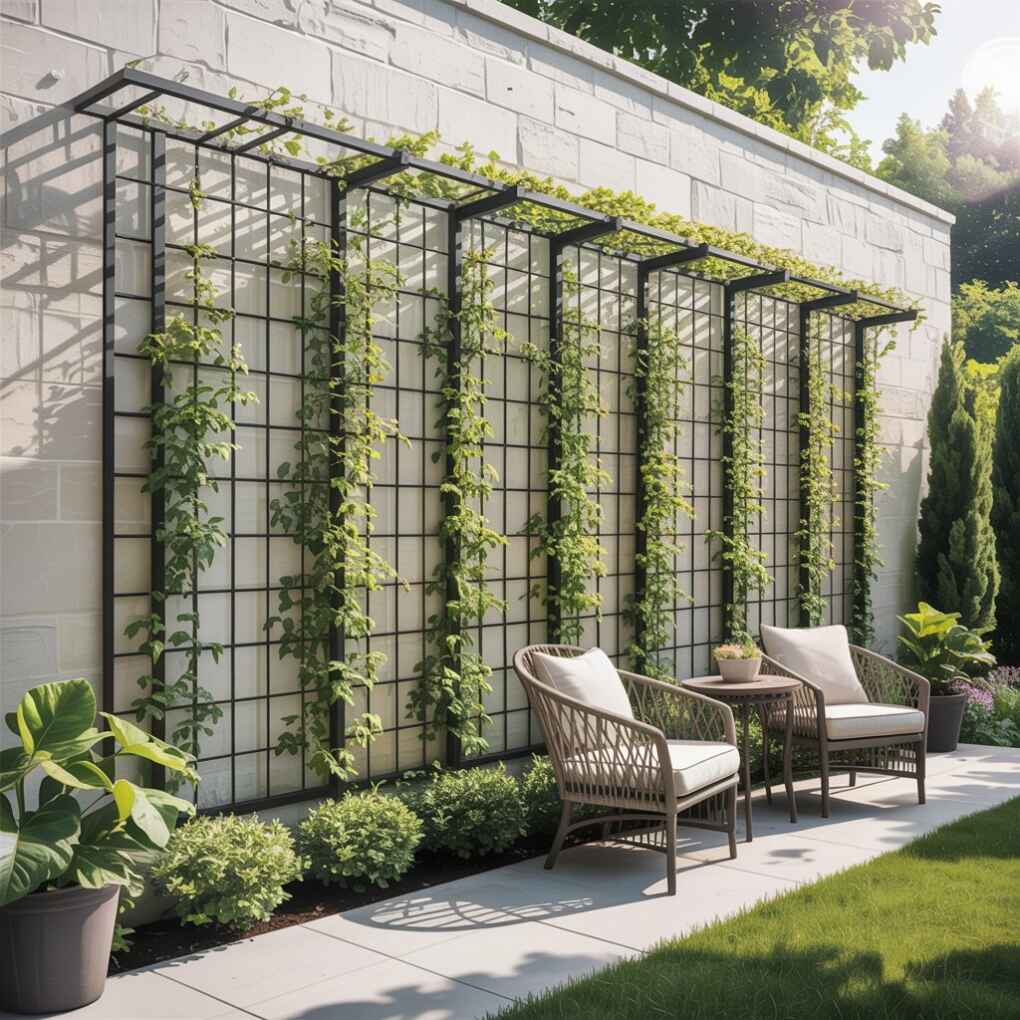 Construct a Trellis with Climbing Vines