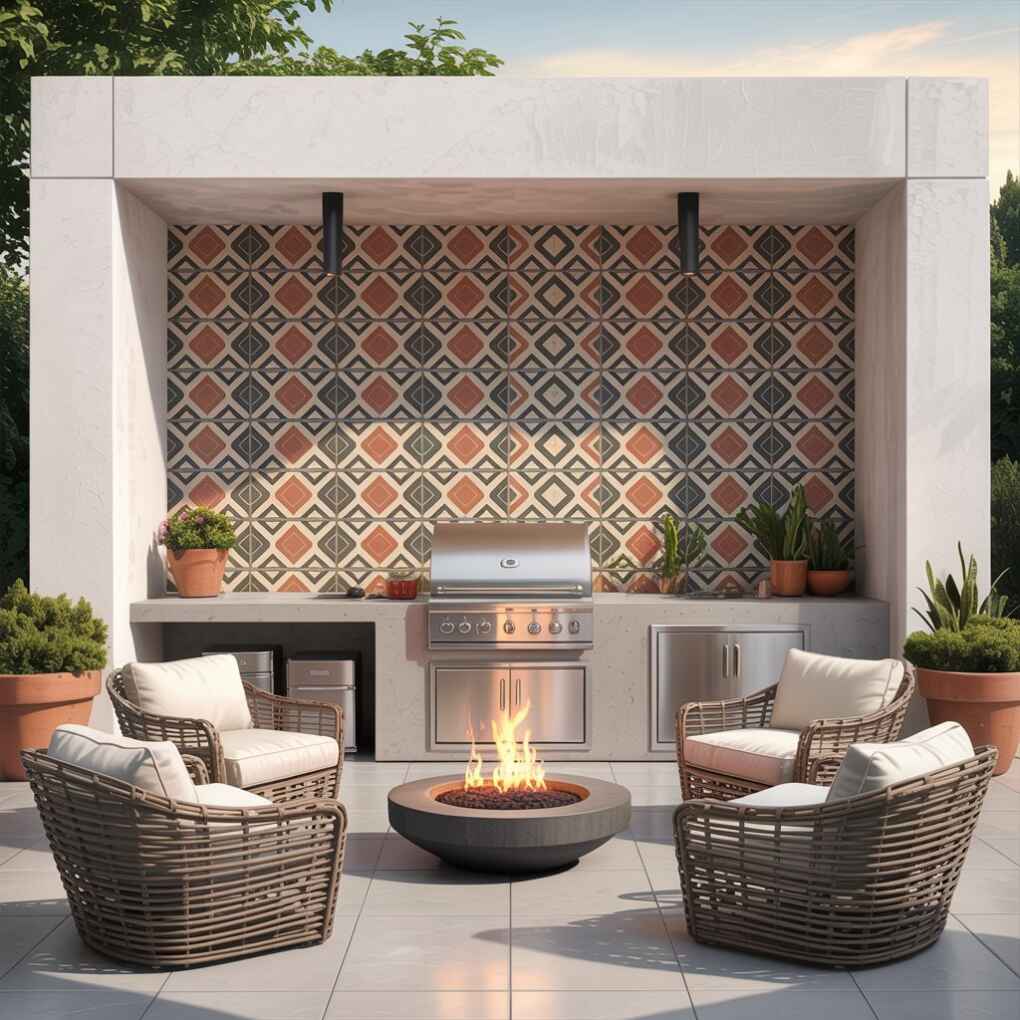 Creative Tile Backsplashes