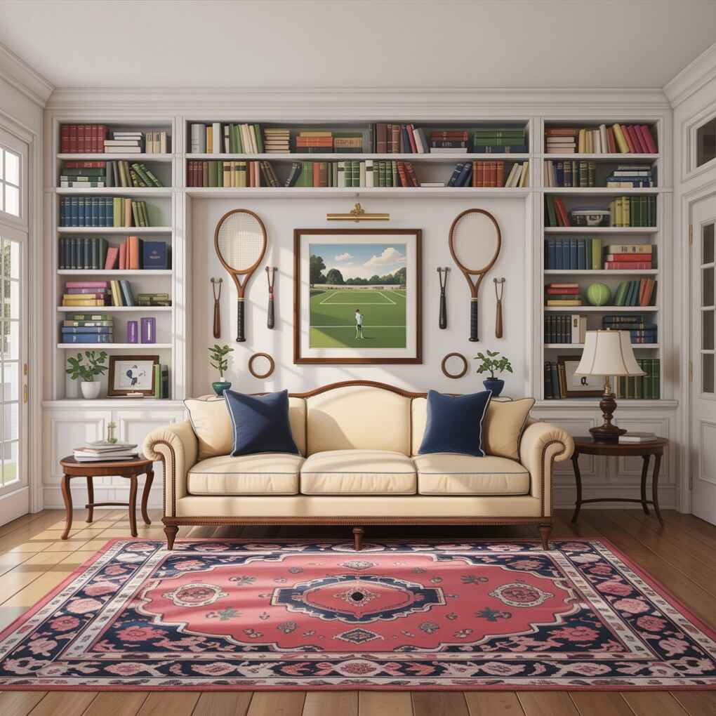 Curate a Just Back from Tennis Bookshelf