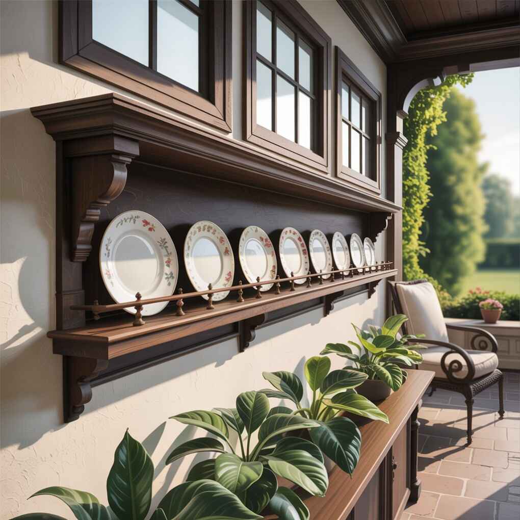 Custom Plate Rail for Heirloom Display