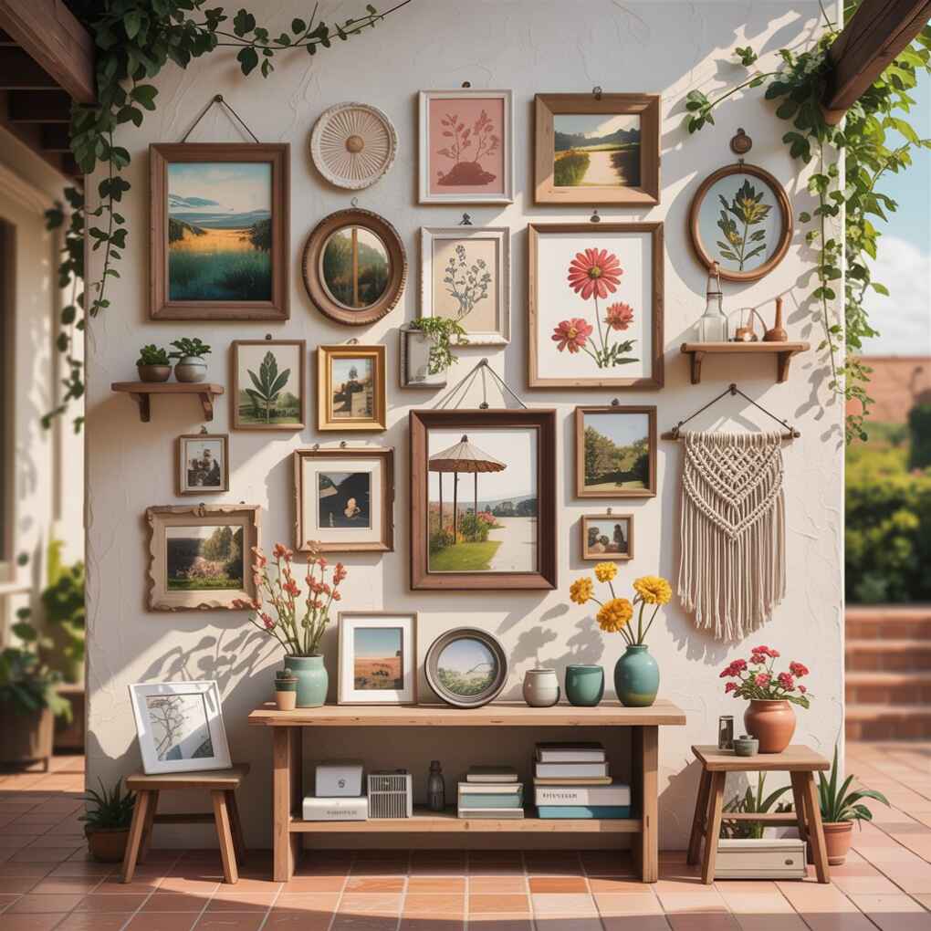 Eclectic Gallery Walls with Personal Touches