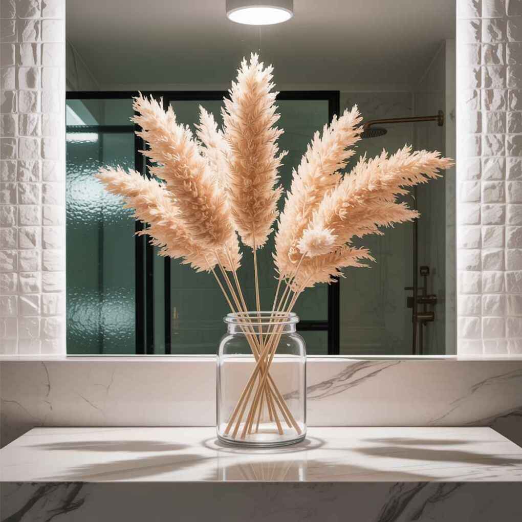 Elevate Bathroom Style with Dried Botanicals