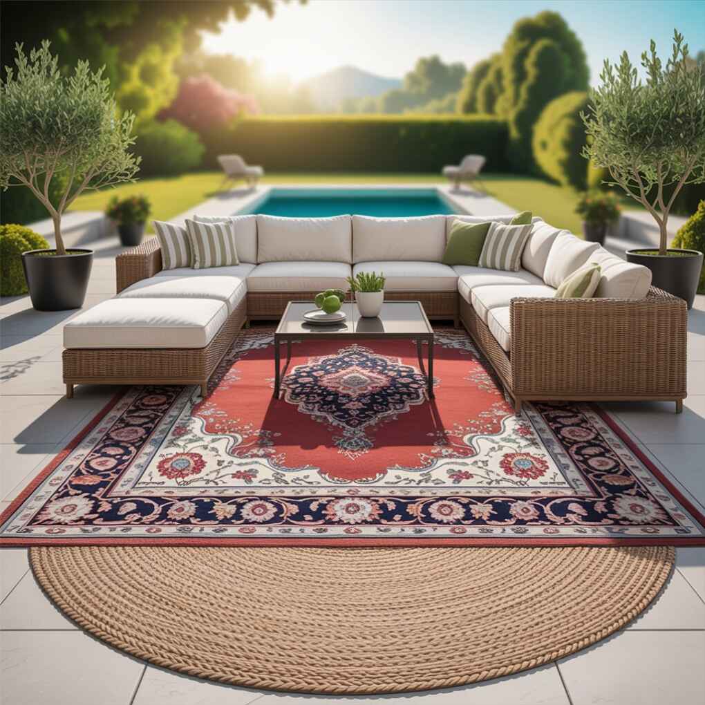 Layered Rugs Technique