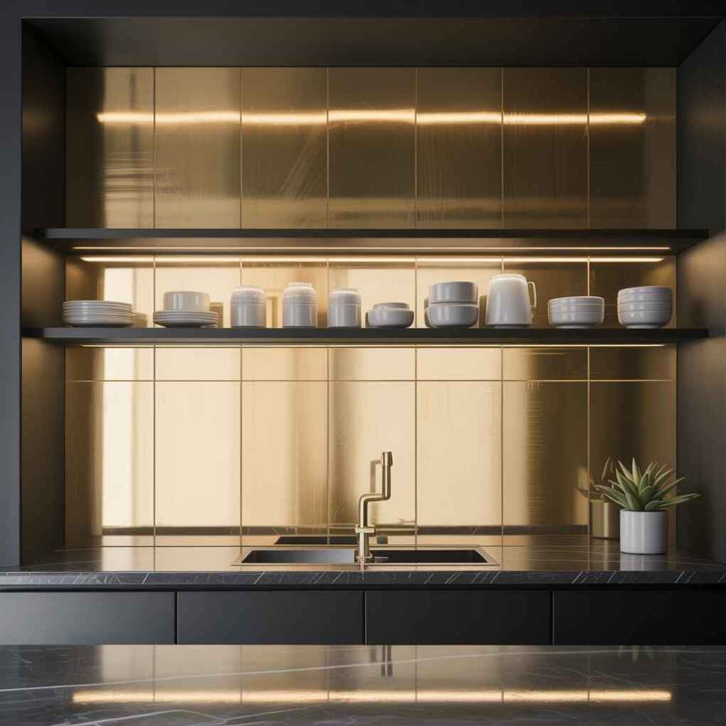  Metallic Accent Walls