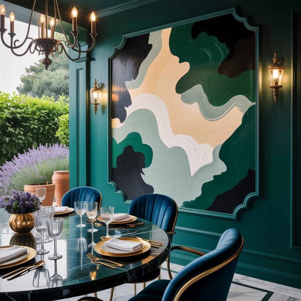 Moody Paint as Unexpected Wall Art