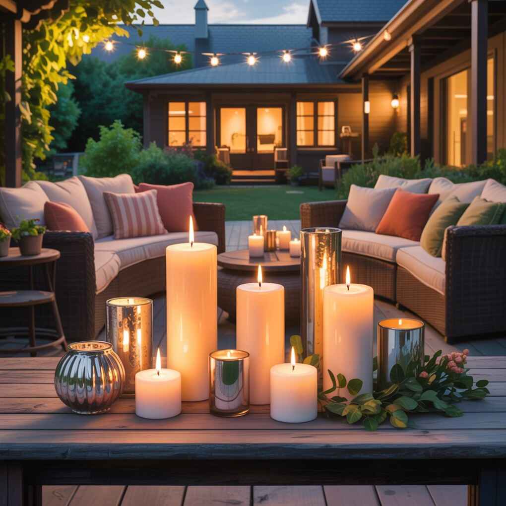 Strategic Candle Arrangements for Ambiance