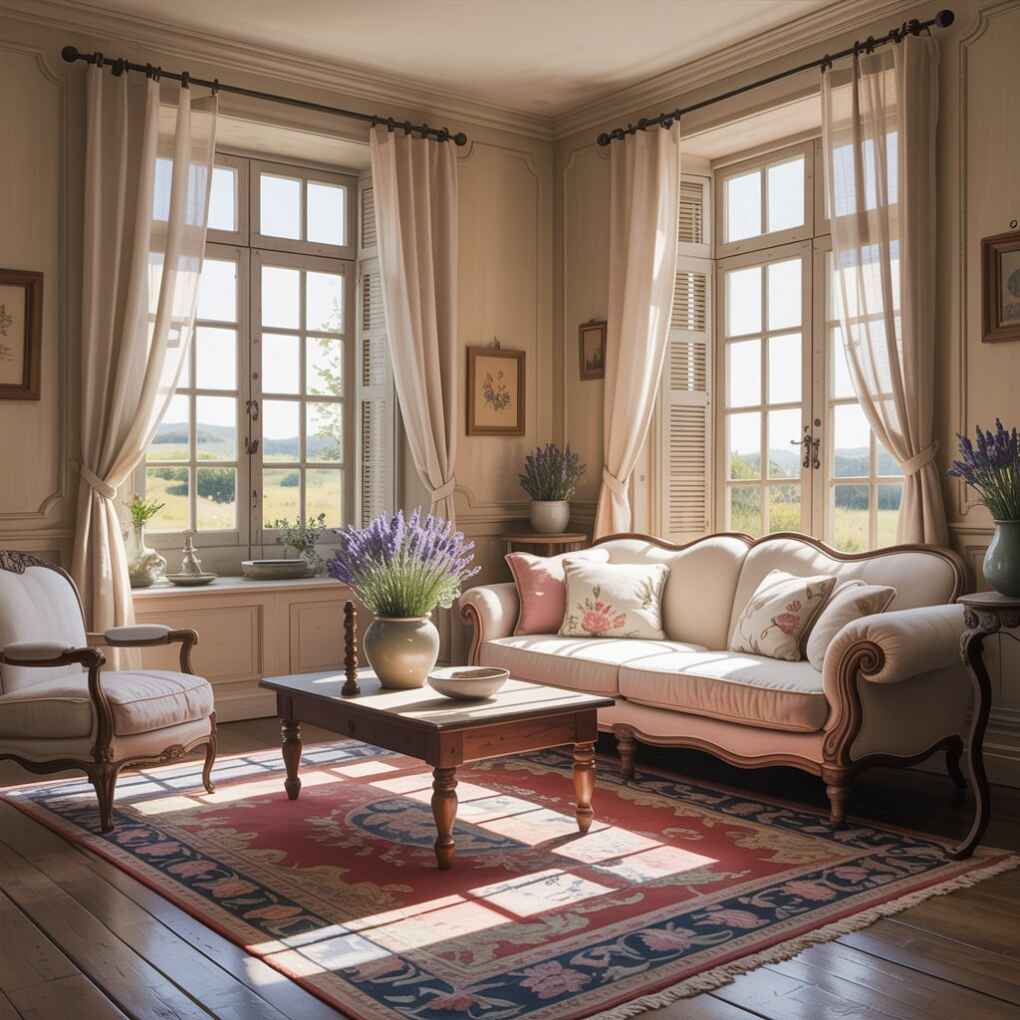 Window Dressing in French Country Style