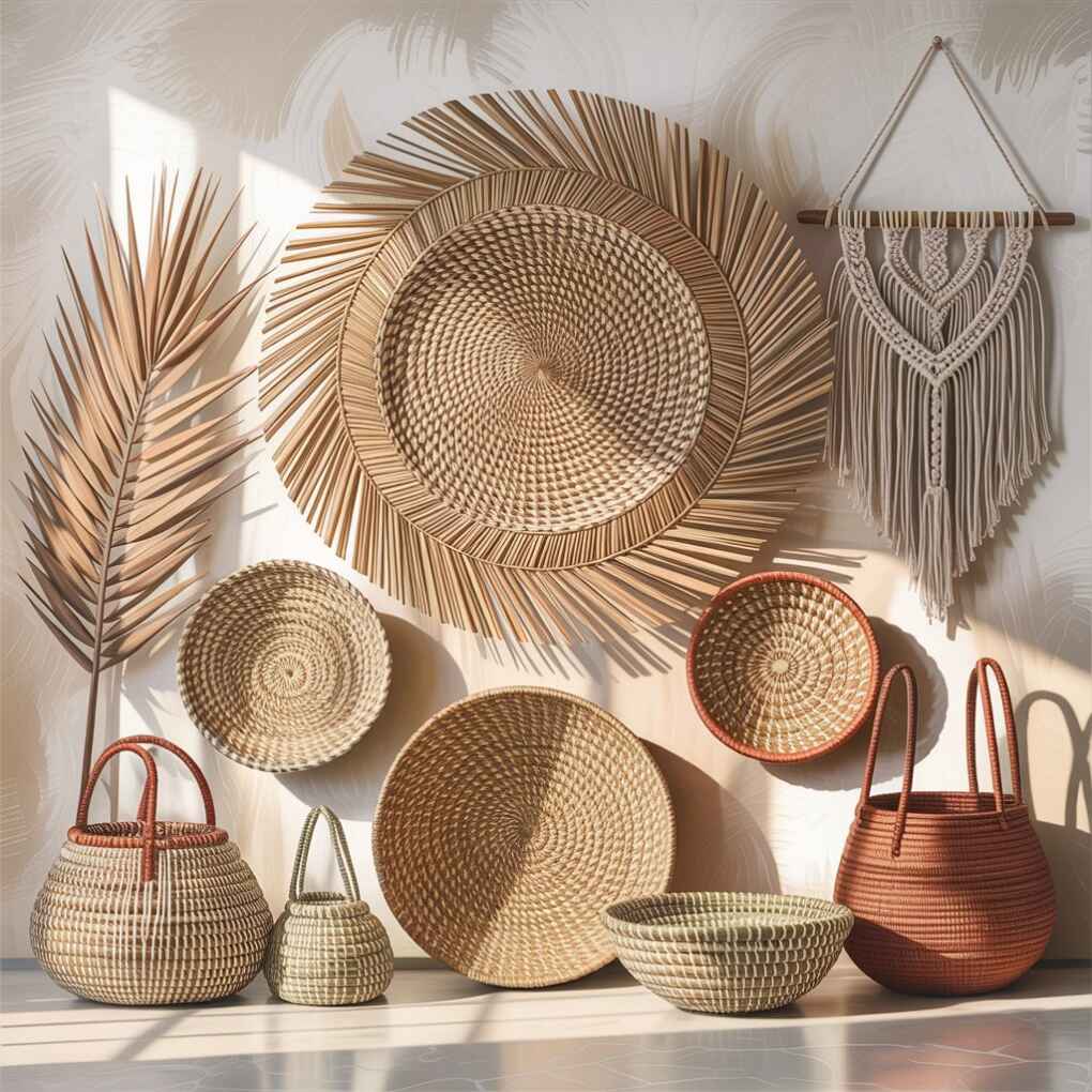 Woven Wall Baskets and Fiber Art