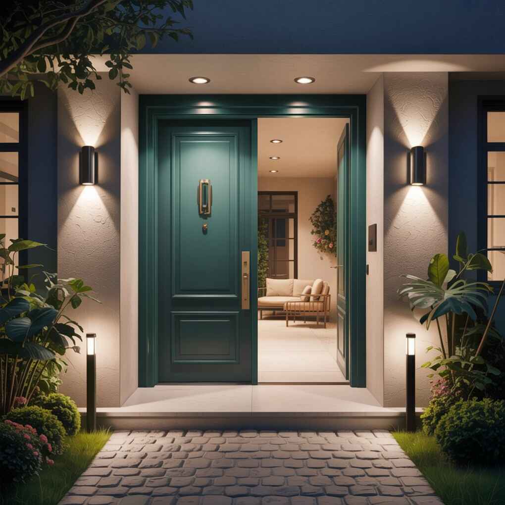  Layered Entry Lighting: Ambient Brilliance