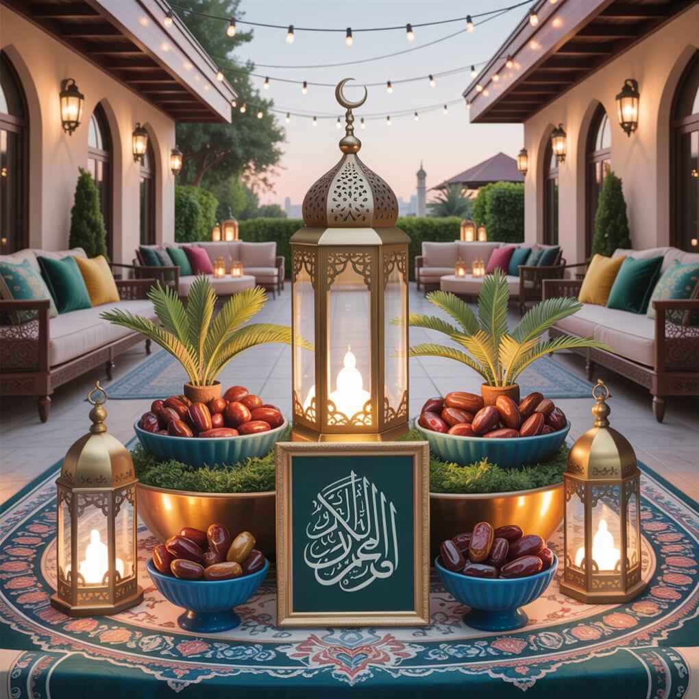 Centerpiece with Traditional Elements