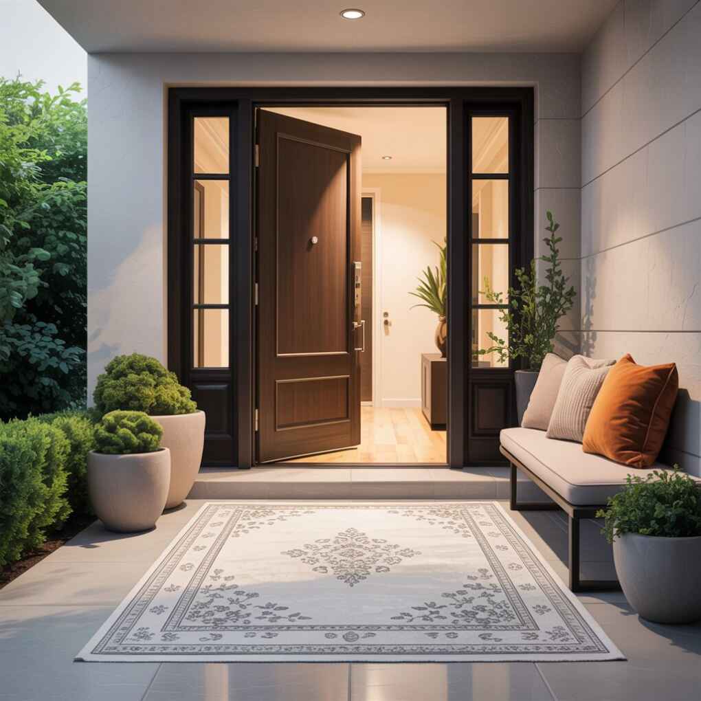 Cohesive Color Flow from Entry to Interior