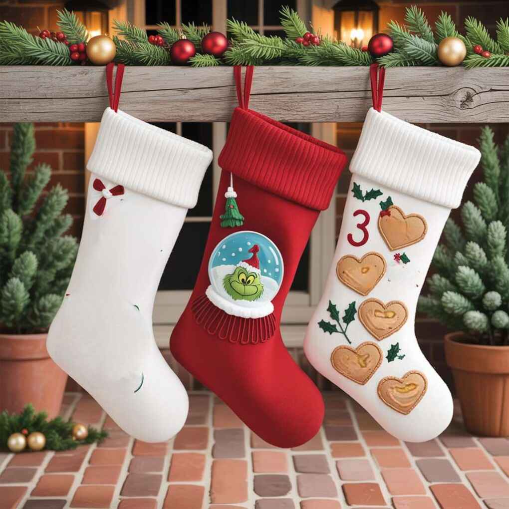 DIY Cindy Lou Who Stockings