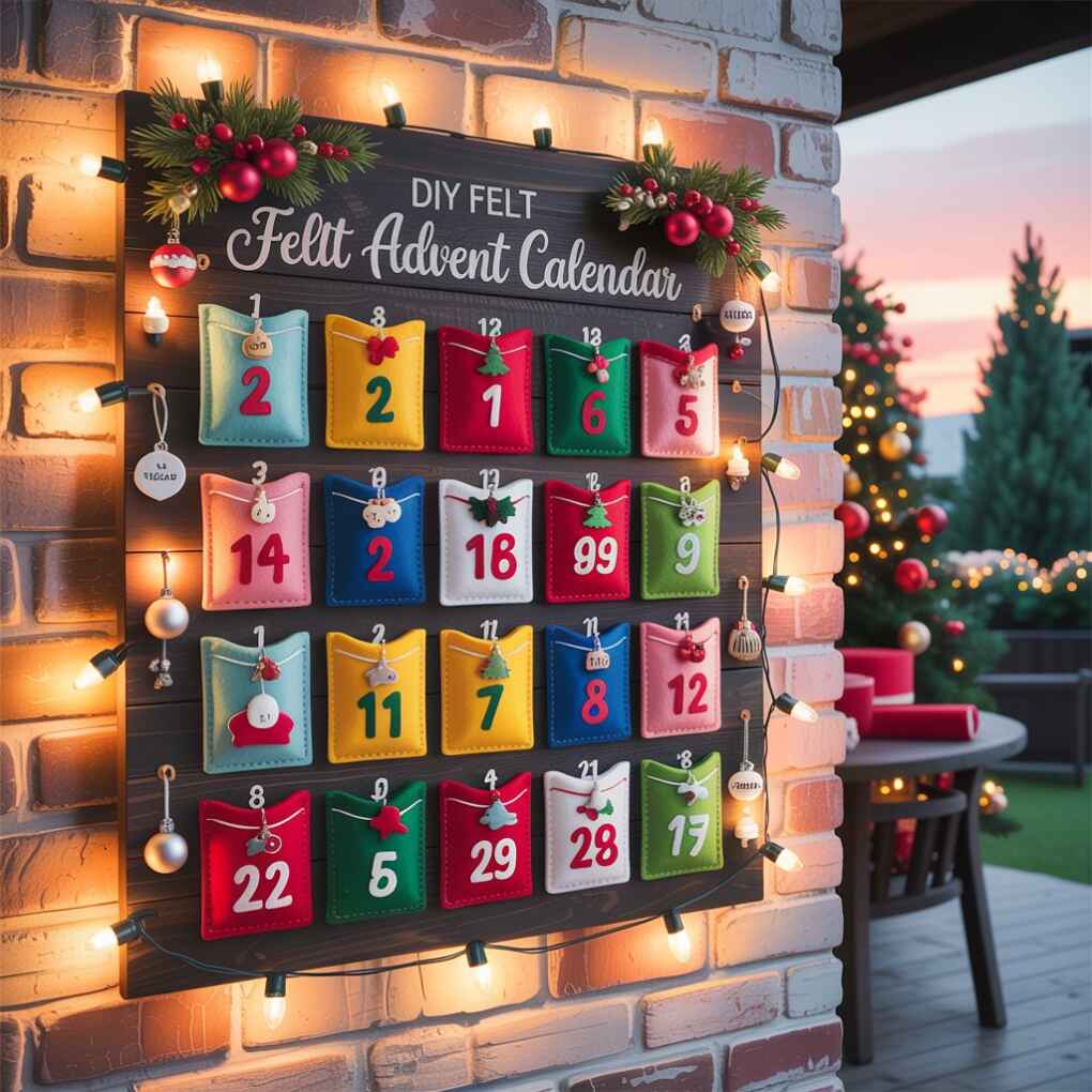 DIY Felt Advent Calendar
