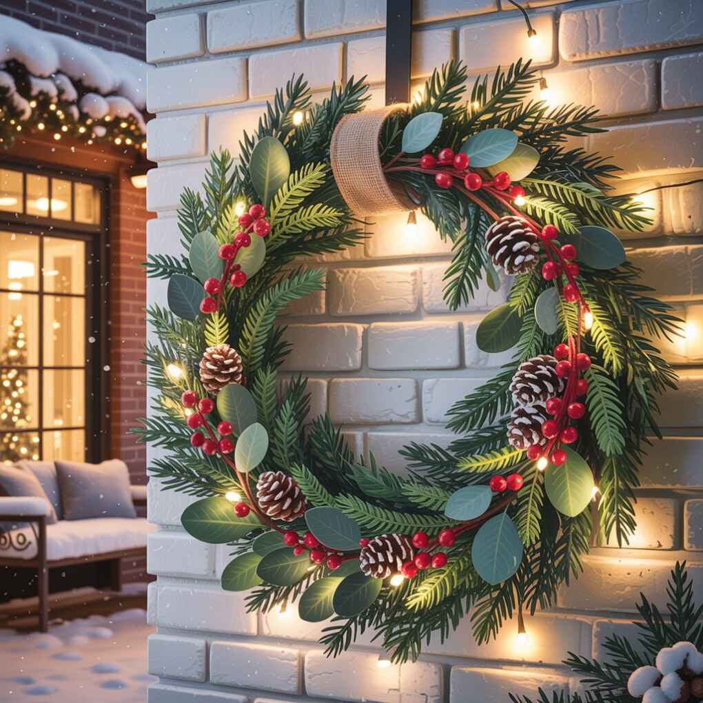 DIY Wreath with Fresh Greenery
