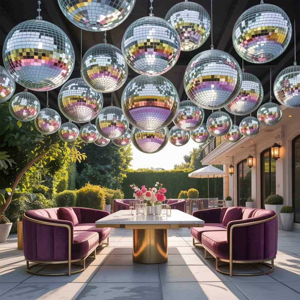 Disco Ball Chandelier Luxury Meets Funk