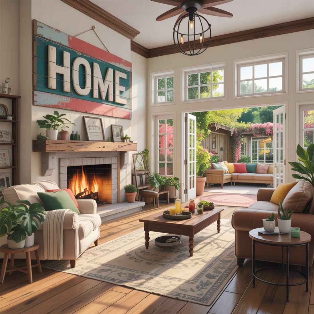 Distressed Painted Letters