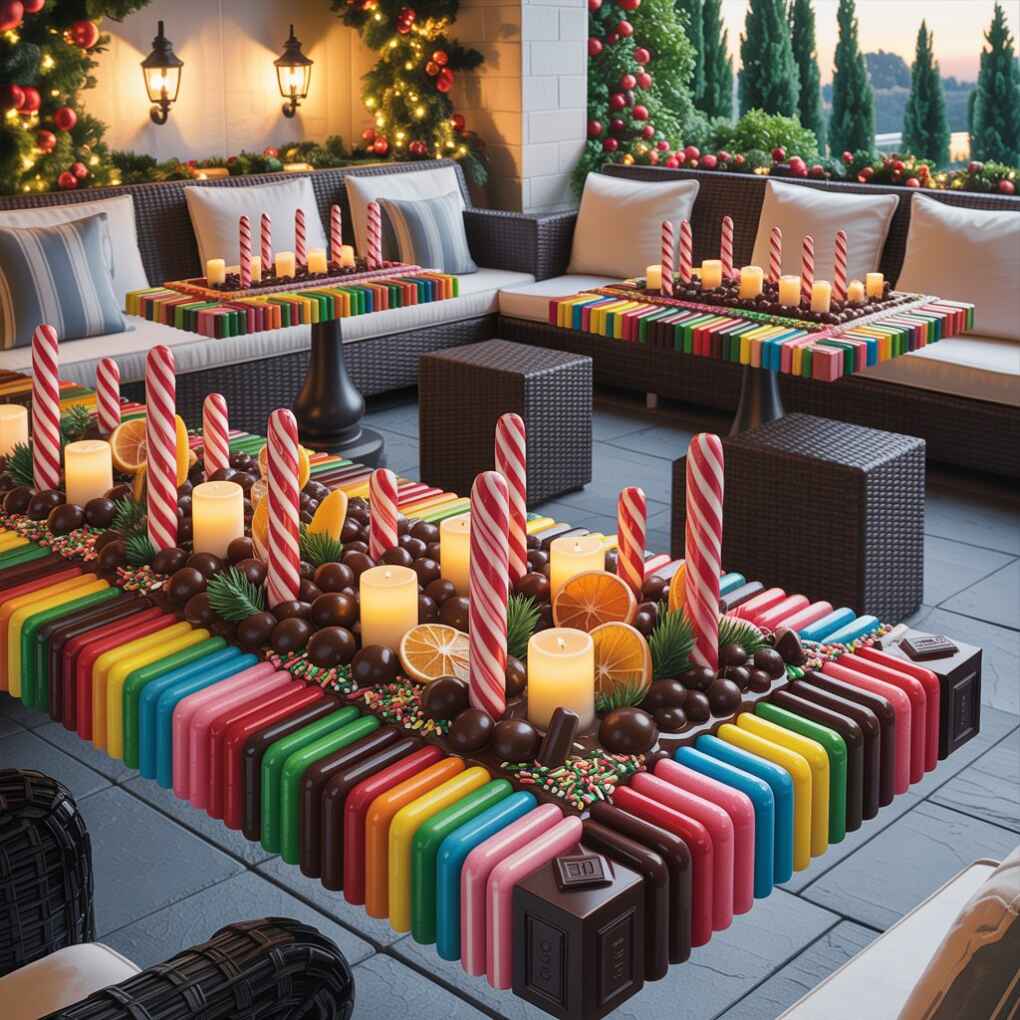 Edible Candy Decor for Tables and Mantels