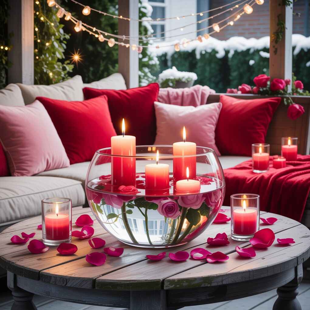 Floating Candle Centerpiece