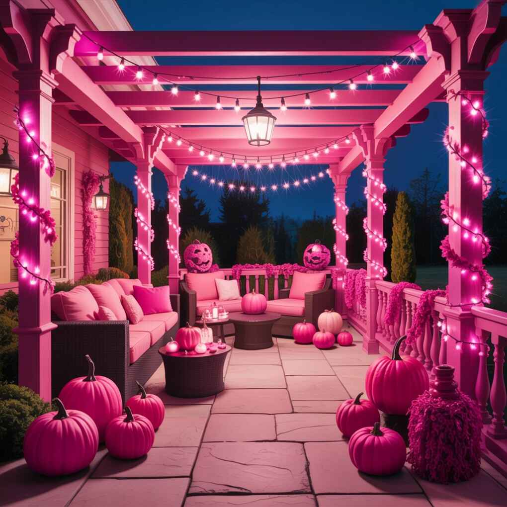 Fuchsia Fairy Lights Twinkling Ambiance