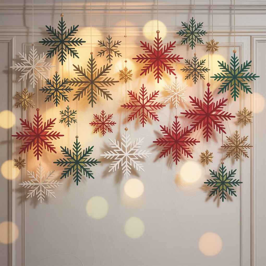 Hand-Crafted Paper Snowflakes