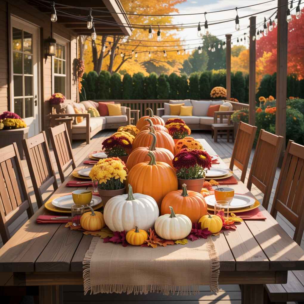 Harvest Table Display