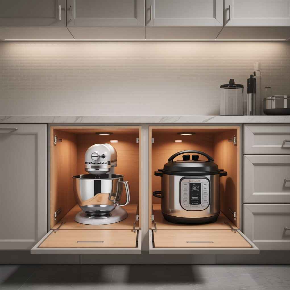Hidden Storage Appliance Lift
