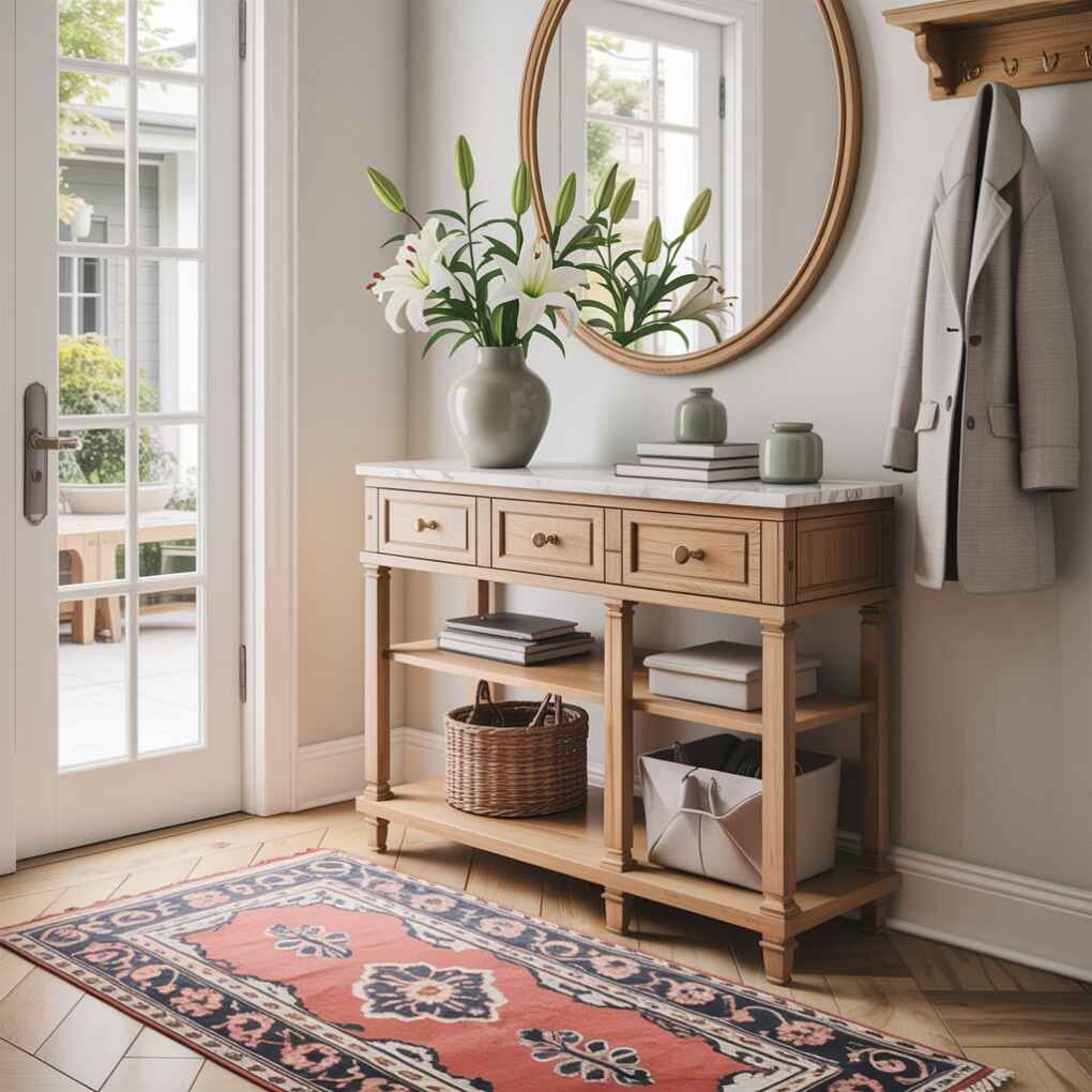 Multi-Functional Console Tables with Hidden Storage
