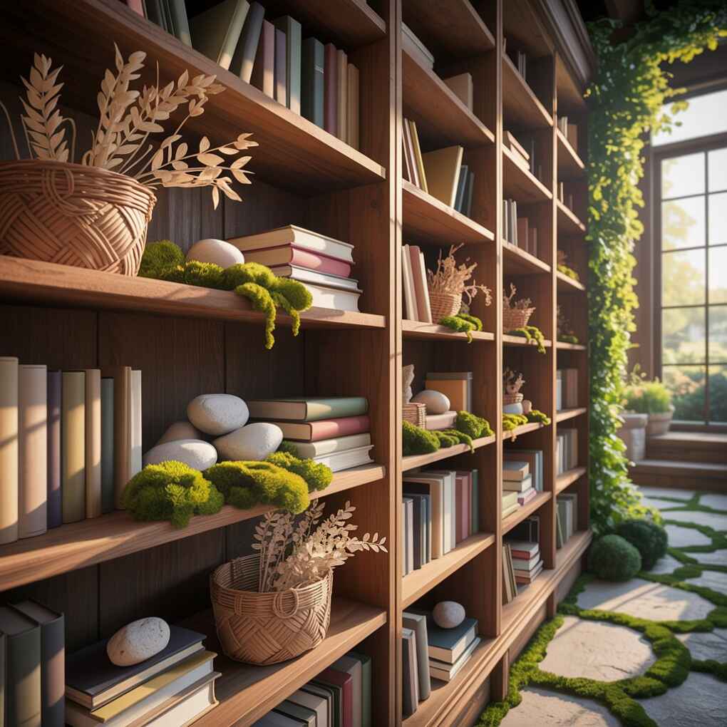 Nature-Infused Organic Shelving