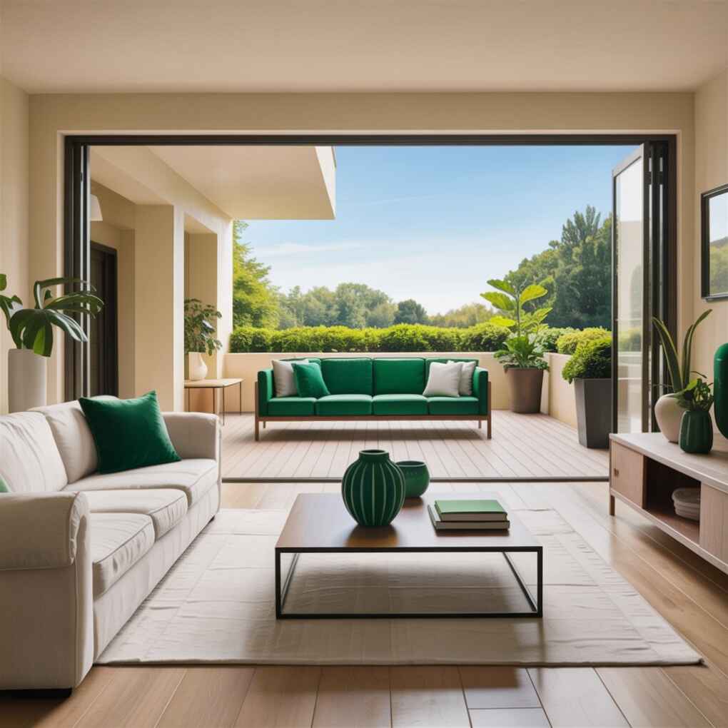 Neutral Base with Bold Accents
