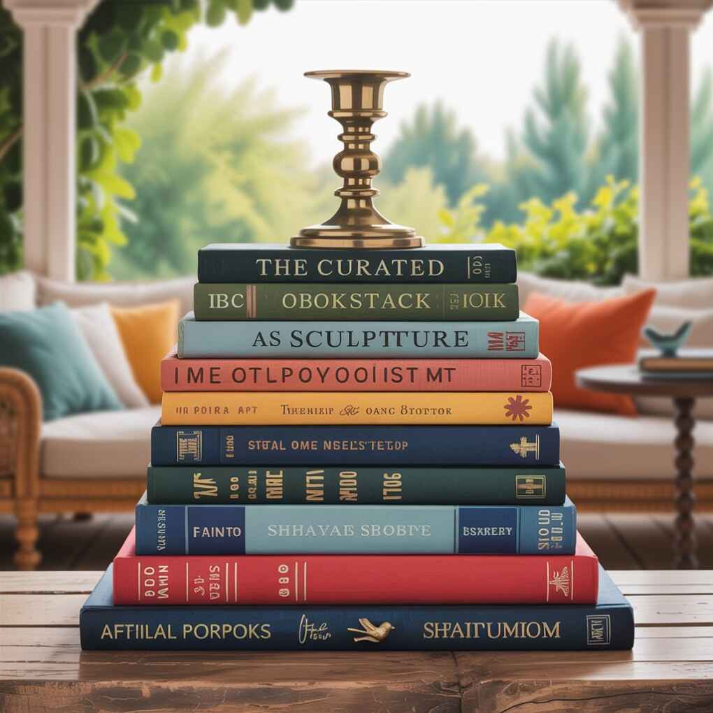 The Curated Bookstack as Sculpture