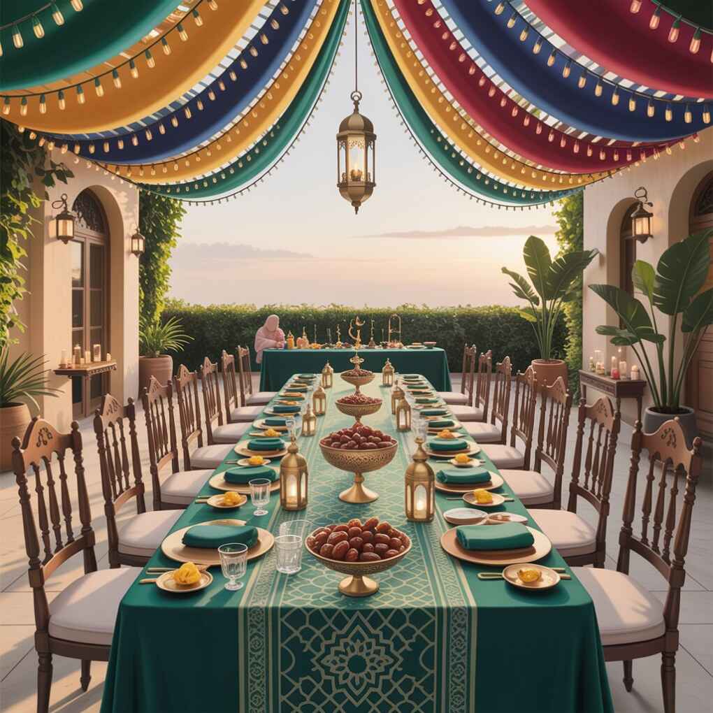 Themed Iftar Table Settings