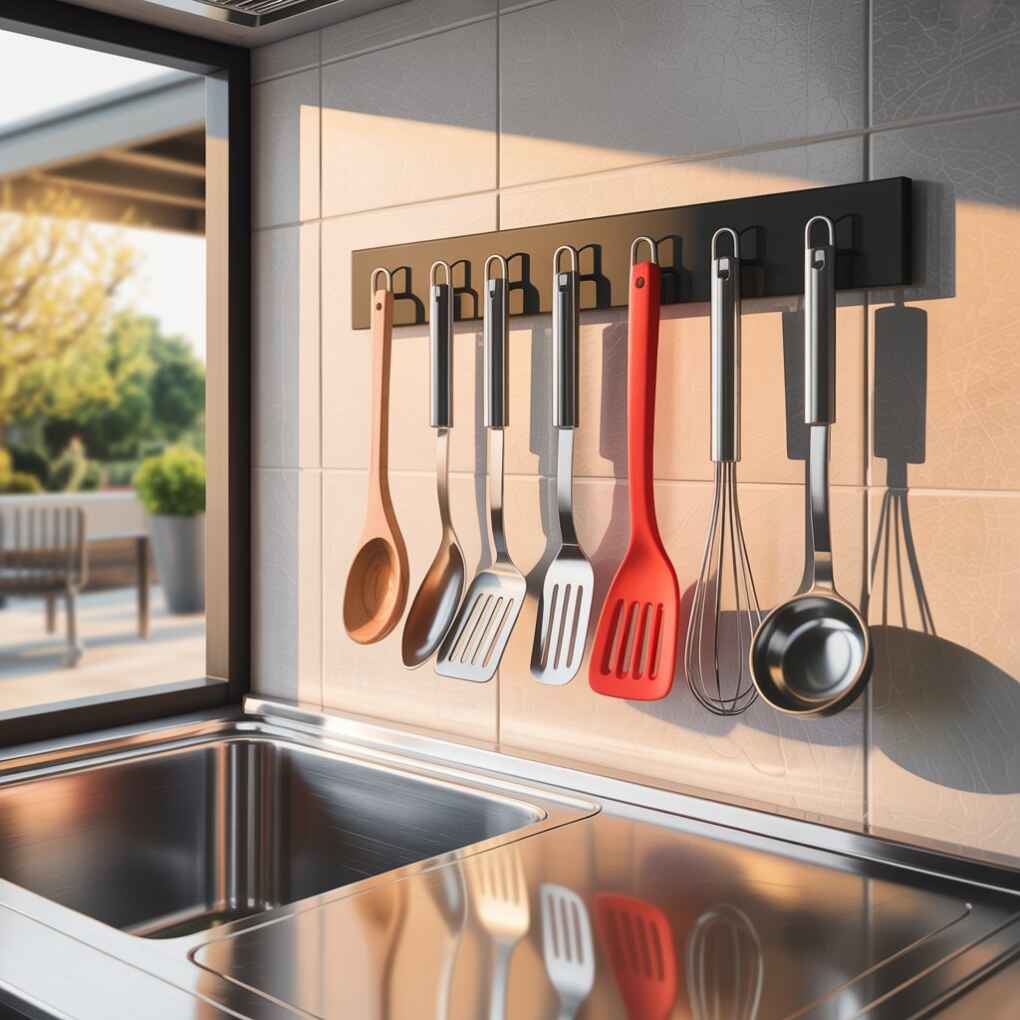 Vertical Slot Organizer for Utensils