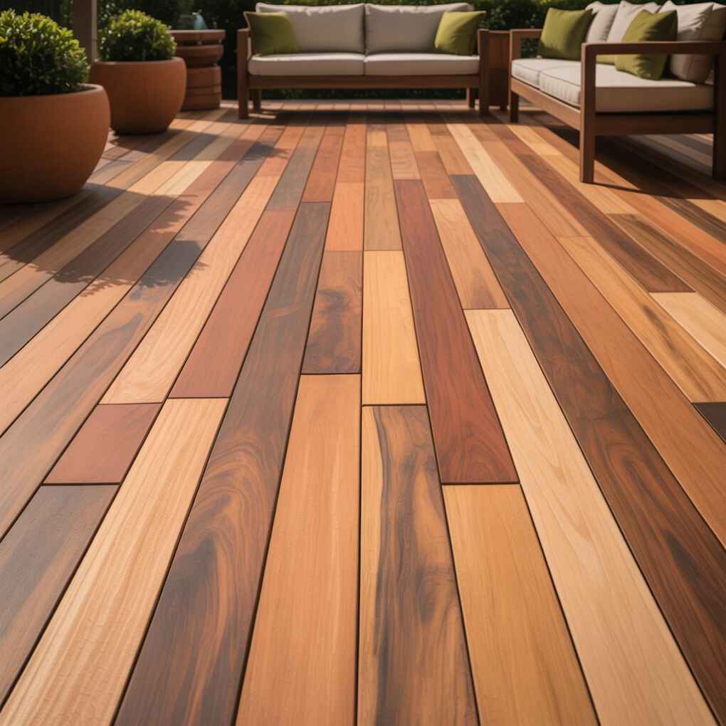 Warm-Toned Hardwood with Organic Finishes