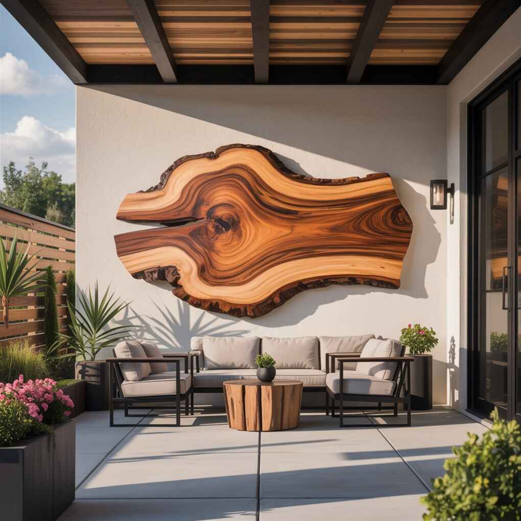 Wood Slab Wall Hanging
