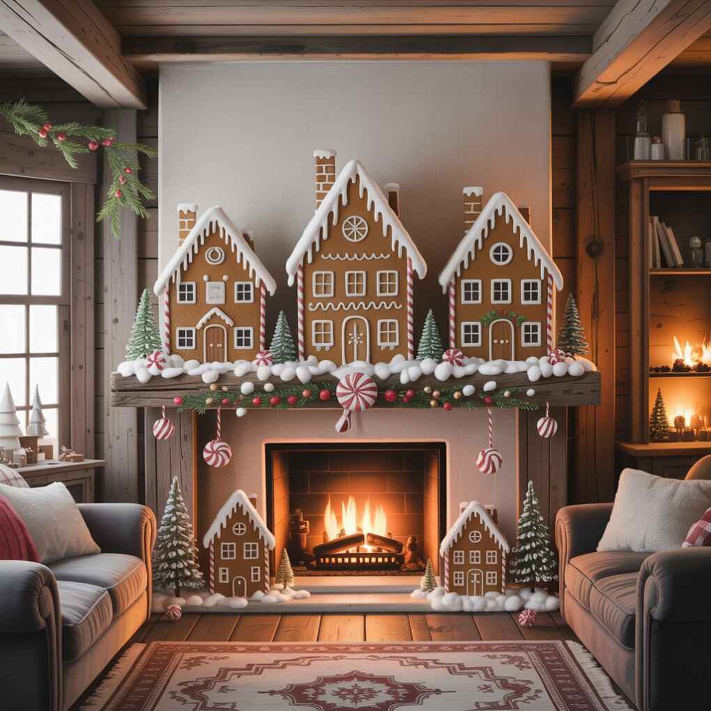  DIY Faux Gingerbread Houses Using Dollar Tree Finds