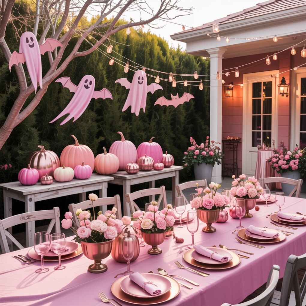 Pink Halloween Color Comparison Table