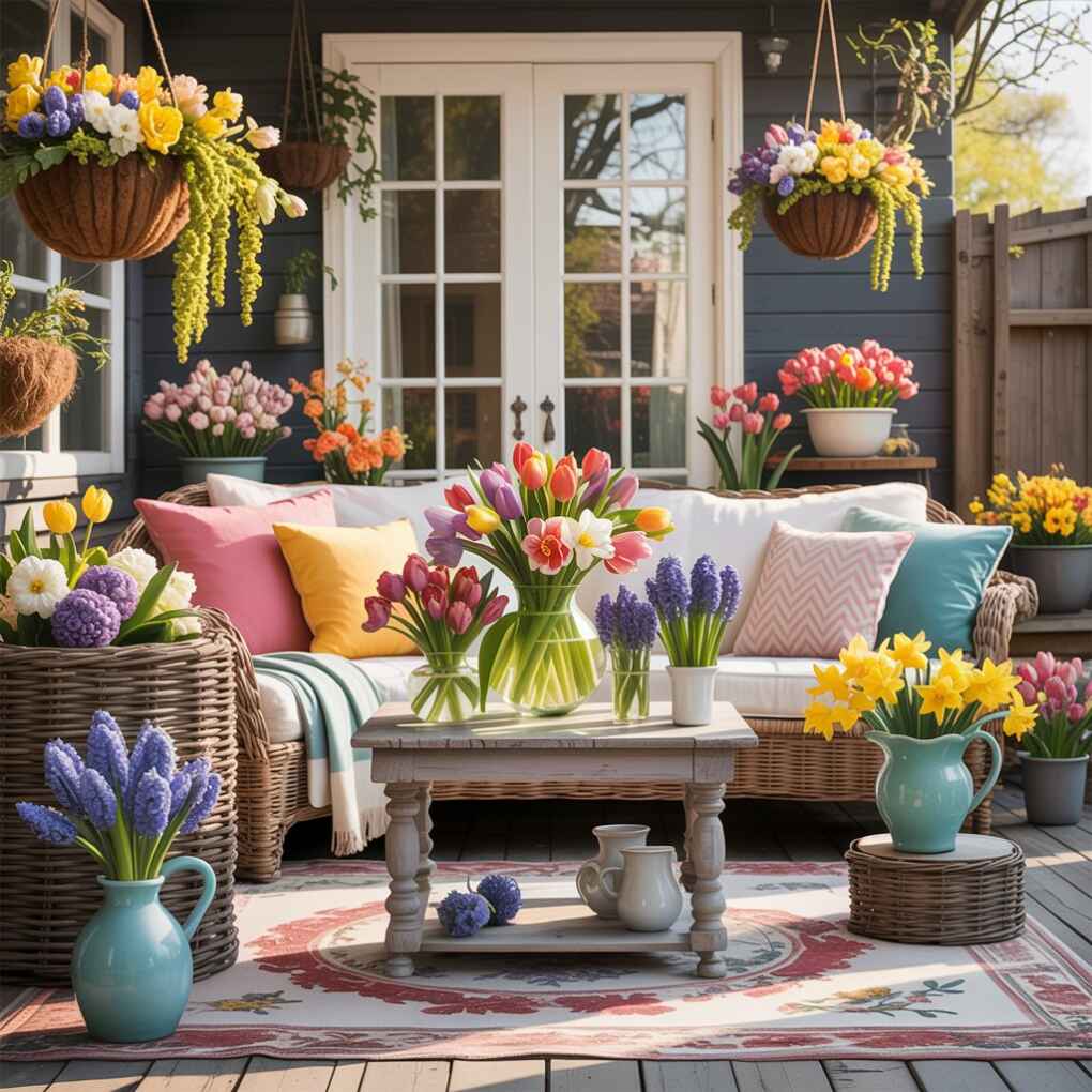 Add Blooming Floral Arrangements