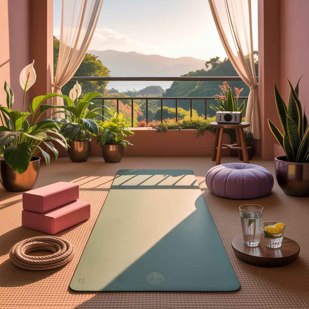 Design a Relaxing Yoga Space