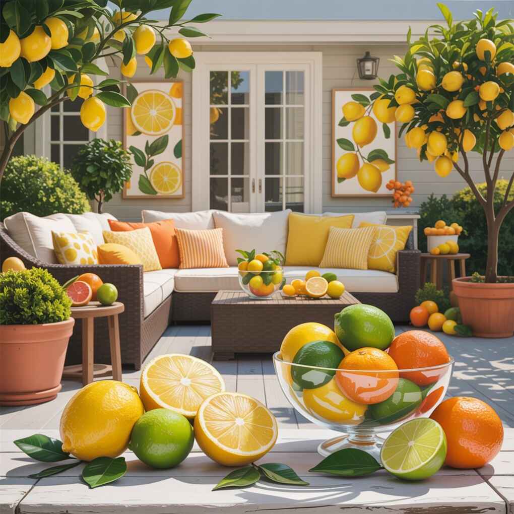 Incorporate Citrus Elements Throughout Your Space