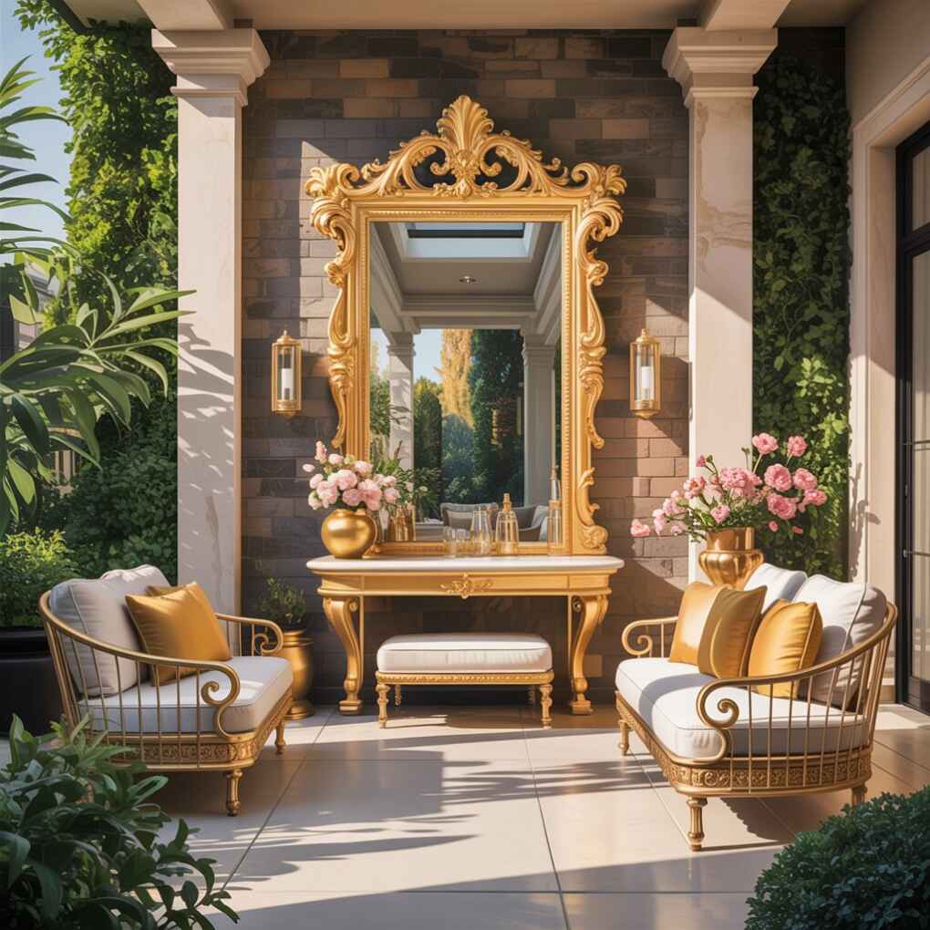 Statement Gold Mirrors