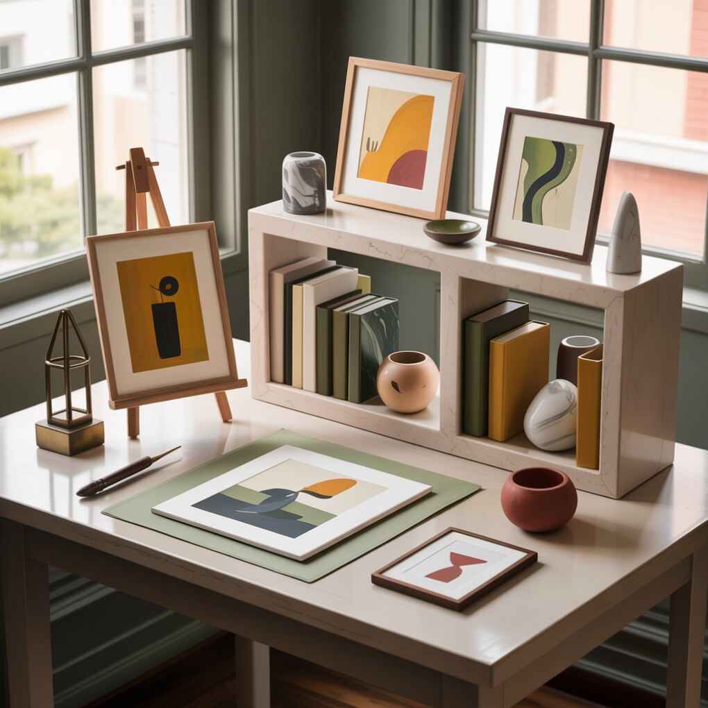 The Artistic Display Desk