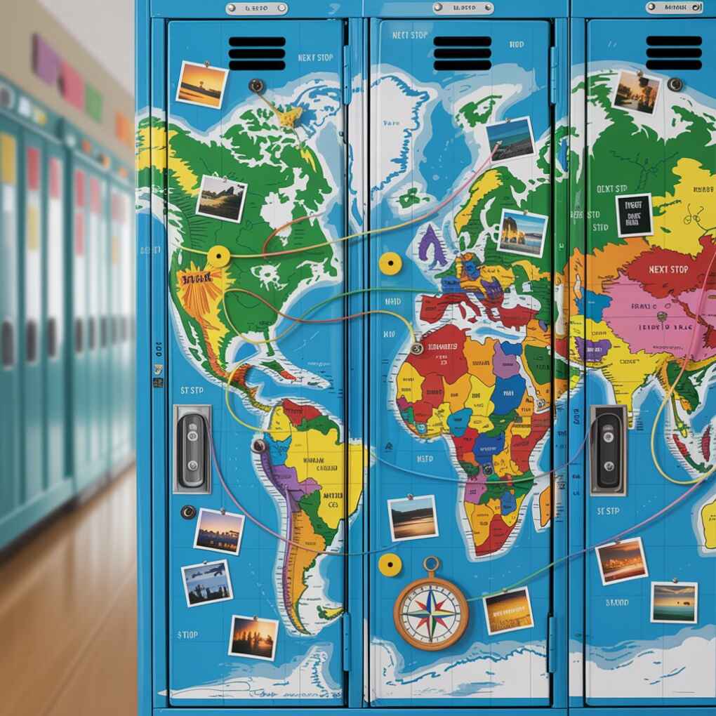 Travel-Themed Adventure Map