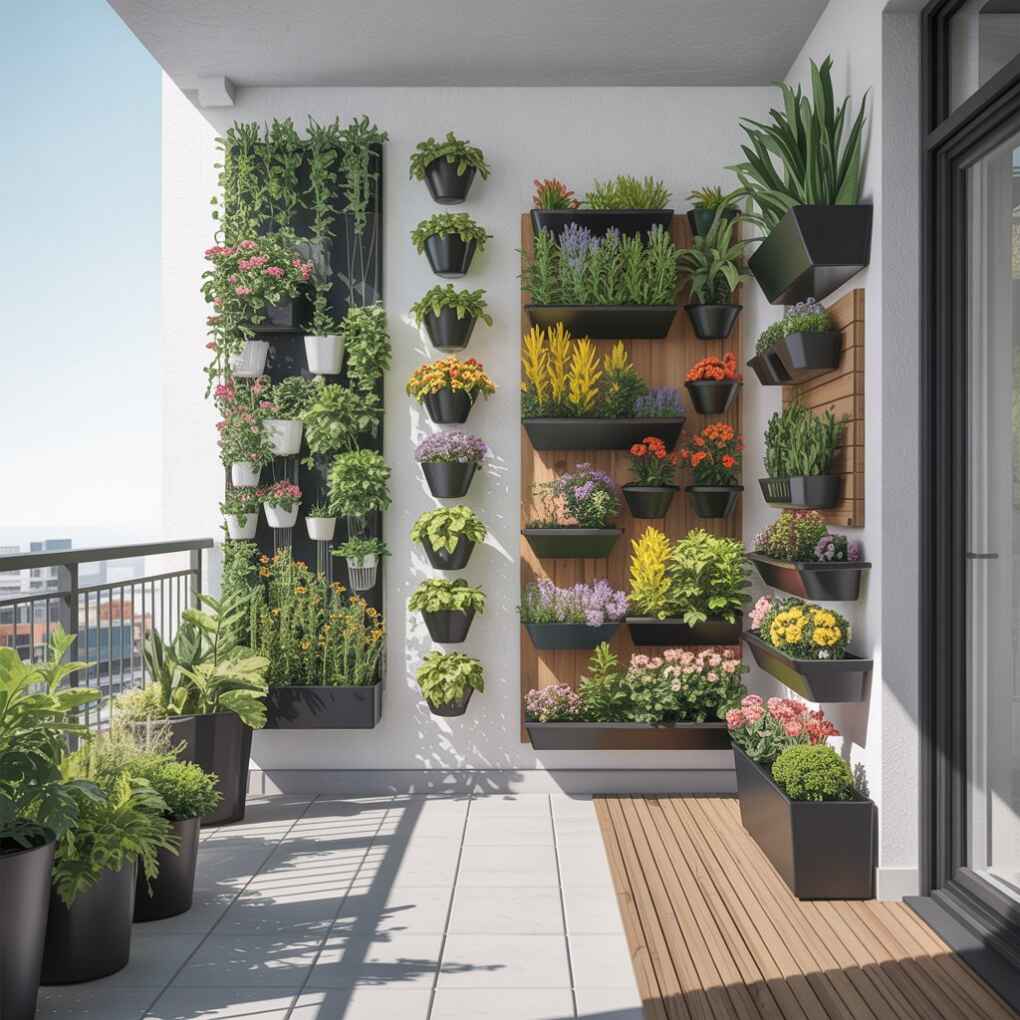 Use Vertical Space with Wall Planters