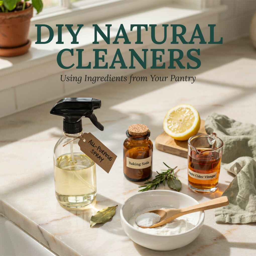 DIY Natural Cleaners Using Ingredients from Your Pantry