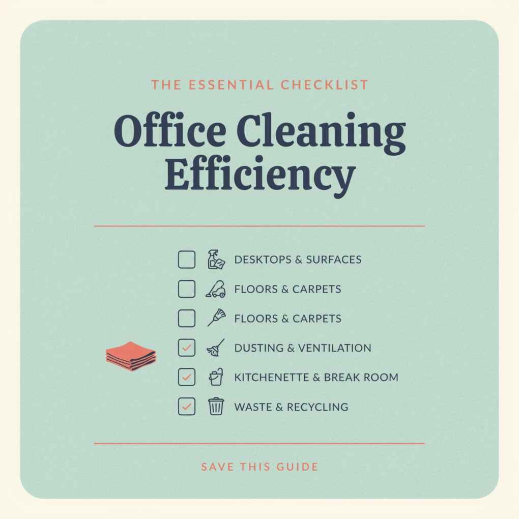 The Essential Checklist for Office Cleaning Efficiency